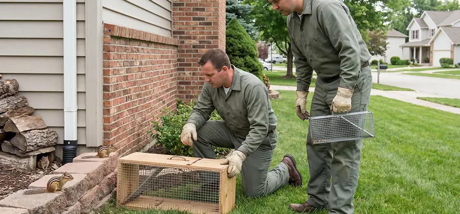 Remove Chipmunks From Yard in Burke