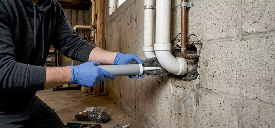 Mouse Proofing Pipes in Burke
